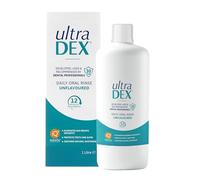 Ultradex Daily Oral Rinse, 1000Ml | 12 Hour Fresh Breath Mouthwash Alcohol Free Vegan-Friendly Whitening Mouth Wash. Teeth Stain Remover Halitosis Treatment