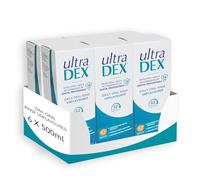 UltraDEX Daily Oral Rinse Original, 6 x 500ml, Clear | 12 Hour Fresh Breath Mouthwash Alcohol Free Vegan-Friendly Whitening Mouth Wash. Teeth Stain Remover Halitosis Treatment