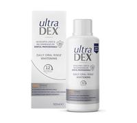 UltraDEX Daily Oral Rinse Whitening, 500 ml | Alcohol Free Mouthwash for Bad Breath, Fresh Breath & Teeth Whitening Antibacterial Plaque Removal & Enamel Protection