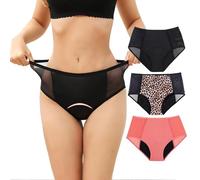 Ultradries Incontinence Panties 3 Pack, UltraDries 4-Layer Leakproof Incontinence Underwear for Women, Comfyguard Pelvic Floor Support & Leakproof Underwear for Over 60 (3PCS-A, 5XL)