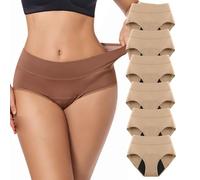 Ultradries Incontinence Panties 6 PCS, Vera's Undies Incontinence Panties Washable & Reusable 4-Layer Leakproof Underwear (6 PCS-B,M)