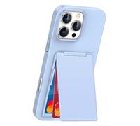 Ultradünne Hülle für iPhone 16 Pro Max/16 Pro/16 Plus/16, Gefrostetes Kartenfächern Handyhülle mit KameraSchutz Stoßfeste Hülle,Lila,16 Plus Purple