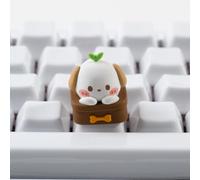 ULTRAEQUIP Artisan Keycaps, Cute Potted Puppy Shaped, Resin Handmade ESC Key Replacement for Mechanical Keyboard, MX Switch Compatible, Kawaii Design