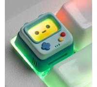 ULTRAEQUIP Artisan Keycaps, Cute Retro Game Consoler-Shpaed Keycaps, Shine Through Resin Handmade, Single 1U Replace Key for ESC Key Mechanical Keyboard (Blue)
