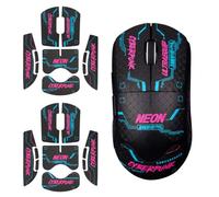 ULTRAEQUIP Cyberpunk Mouse Grips Tape for G PRO/G PRO 2 | Proprietary PU Anti-Slip Skin, 0.5mm Ultra-Thin, Sweat-Absorbent, Cyberpunk Neon Design, Pre-Cut, Pro Upgrade, 2-Pack Set