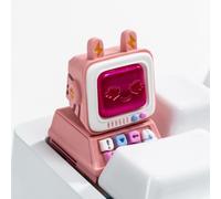 ULTRAEQUIP Retro Desktop Computer Artisan Keycap Pink for MX Switch