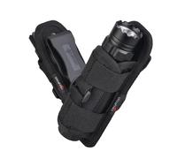 UltraFire 2PCS Torch Holster Pouch for Duty Belt, Tactical Flashlight Pouch with 360° Rotatable Belt Clip, Stretchable Torch Holder Carry Case for Police Security Camping Outdoor