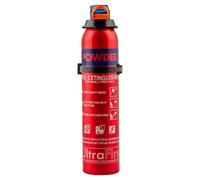 UltraFire UFXALPHA 600g Powder Fire Extinguisher for Cars, Caravans, Boats & Travel | 5 Year Warranty and Fully Kitemarked | Ready to Use Multi-Purpose Dry Powder Aerosol Fire Extinguisher