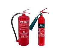 UltraFire 9Ltr Water & 2Kg Co2 Fire Extinguisher Package