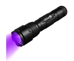 ULTRAFIRE ALLESM Black Light UV Flashlight, Super Power UV 395-405 nm LED WF-502B Blacklight Flashlights for Leak Detector, Pet Urine Stain, Bed Bug (Not Included Batteries)