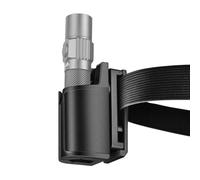 ULTRAFIRE Flashlight Holder for Duty Belt, Tactical Rotatable MOLLE Torch Holster Fits 1.06" - 1.18" Diameter Flashlights, Belt Clip Tactical Torch Carry Case for Police, Law Enforcement W65