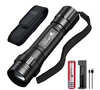 ULTRAFIRE IR Torch 940nm Infrared Illuminator, Zoomable IR Light with Flashlight Holster and Charger, Invisible to The Human Eye - Use with Night Vision Gear