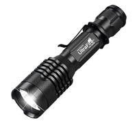 ULTRAFIRE LED Mini Flashlight Single Mode Flashlight with Charger, Waterproof Super Bright High Lumen Flashlights WF-501B