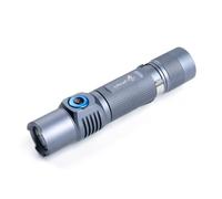 ULTRAFIRE Rechargeable LED Torch 1500 Lumens Super Bright Tactical Torch, 7 Modes Small Torch with Rechargeable Battery, IP68 Waterproof Portable Flashlight, EC1