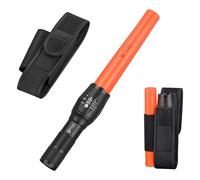 ULTRAFIRE Signal Traffic Wand LED Torch with Belt Holster, 1000 Lumens Safety Flashlight for Traffic Control, Fire Police Duty, Parking, Airport, Construction, 5 Modes with Red Strobe Mode, A100