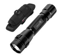ULTRAFIRE Tactical Torch with Holster, 1000 Lumens Single Mode LED Torch with Belt Pouch, Small Bright EDC Flashlight, T1