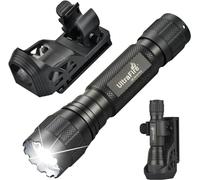 Ultrafire Tactical Torch with Holster, 1200 High Lumens Single Mode Law Enforcement LED Torch with Belt Holder, Rechargeable Battery, Small Duty Flash Light WF-501B PRO