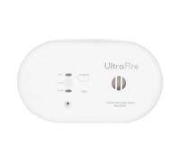 UltraFire ULLCO10 10 Year Travel Carbon Monoxide Alarm and Detector | For Homes, Caravans, Boats, Camping, and Holidays | 10 Year Sealed Lithium Battery and Ten Year Warranty (No Strap)
