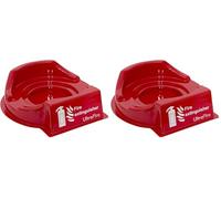 UltraFire Universal Economy Fire Point Extinguisher Stands - Suitable For Up To 9kg/9ltr Extinguishers - UK Manufactured (Single, Red) (Pack of 2)