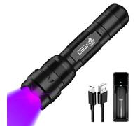 ULTRAFIRE UV Torch 395-405nm Blacklight, Zoomable UV Lamp Small Ultraviolet LED Torch for Curing Resin, Pet Urine Stains, Fluorescence Detection, Scorpion Hunting, 502UV