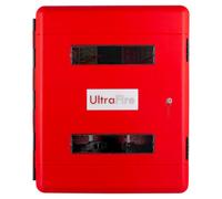 Ultrafire Weatherproof Double Fire Extinguisher Cabinet