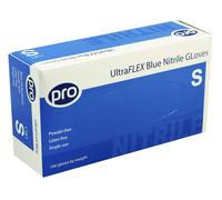 Ultraflex Nitrile Powder Free Blue Gloves - Extra Large x 100 Pack