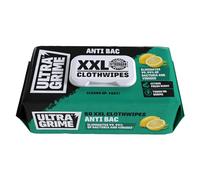 UltraGrime Antibac Clothwipes 80 Pack Extra Large Wipes - Antibacterial Cleaning Cloths For All Home Surfaces - Bigger. Wetter. Stronger.
