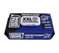 UltraGrime Garage XXL Wipes Heavy Duty 80 Thick Big Wipes - Cleaning Wipes Heavy Duty - Heavy Duty Wipes - Bike Cleaning Wipes - Car Dashboard Cleaner - Leather Cleaning Wipes - Multi Purpose Wipes