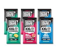 UltraGrime Household Clothwipes Bundle | Multiuse Anti-Bac Cleaning Wipes Bulk Buy | 6 packs of 20 Clothwipes | 2 x Multiuse Pomelo, 2 x Multi-Purpose Original, 2 x Anti-Bac
