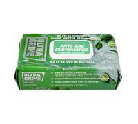 UltraGrime LIFE Anti-Bac XXL+ Clothwipes 80 Pack - Rip-top Display Box 5640 X 6
