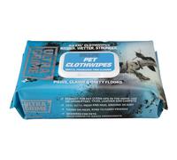 UltraGrime LIFE Pet Cleaning Wet Wipes - Big Size Disposable Pet and Surface Detergent Wipes - Tougher Multi-Purpose Heavy-Duty Soft Pet Cleaning Clot
