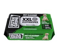UltraGrime Pet Cleaning Wet Wipes 80 Thick Wipes - Pet Wipes Dog Cleaning Wipes - Cat Wipes - Pet Wipes For Cats - Puppy Wipes Clean Paws Dog Paw Wipes Dog Wipes For Smelly Dogs Grooming
