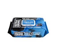 UltraGrime PRO Multiuse Cleaning Wet Wipes - Big Professional Disposable Wipes - Tougher Multi-Purpose Heavy-Duty Grime Cleaning Cloths (100 Thick