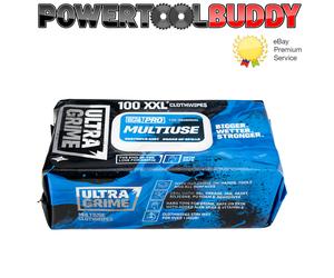 UltraGrime Pro Multiuse/Power Scrub/Anti-Bac/Bio XXL+ Cloth Wipes 80/100 Pack