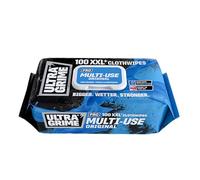 UltraGrime PRO Multiuse Wet Wipes - Heavy-Duty Cleaning Cloths & Hand Wipes Alcohol-Free - Grease, Tools, Industrial Surface Cleaning Wipes - Extra Large Professional Cloth Wipes (Pack of 100)
