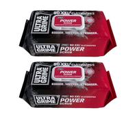 Ultragrime Pro Powerscrub Multi-Use Wipes, Twin Pack 160 (2 X 80 Packs)