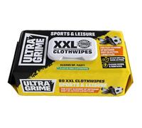 UltraGrime Outdoor XXL Biodegradable Wipes 80 Thick Wipes - Multi Purpose Wipes - Cleaning Wipes Heavy Duty Wipes - Multi Surface Wipes Wet Hand Wipes Heavy Duty Hand Cleaner