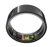 ULTRAHUMAN Ring AIR - Aster Black - Size 6 - Smart Ring | No Monthly Subscription | Size First with Sizing Kit | Sleep Tracking Wearable - Heart Rate - Fitness Tracker