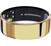 ULTRAHUMAN Ring AIR - Sleep and Fitness Tracker, Smart Ring for Men and Women, No app fee for standard features, Up to 6 days battery life (Bionic Gold, 8)