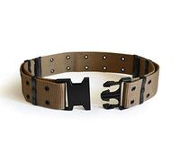 UltraKey Tactical Belt, Adjustable Security Military Heavy Duty Rescue Belt for Outdoor Sports and Hunting Brown