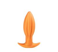 Ultral Soft Butt Plug, Flexible Liquid Silicone Anal Plug Prostate Massage G-spot Stimulator Anal Trainer Kit for Beginner Advanced Players (S)
