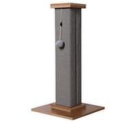 ULTRALAX Heavy Duty Cat Scratching Post, Large Vertical Roman Column with Durable, Cat Scratching Post, Wear-Resistant gisal for Endless Scratching Enioyment (Grey, Square Column)