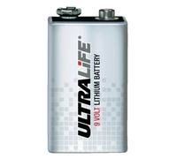 Ultralife 9V Block Lithium Battery Pack of 10 Ultralife Type U9VL-J-P