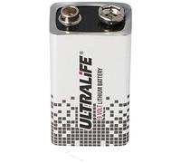 Ultralife Lithium battery 9 Volt, E-Block, U9VL, U9VL-J
