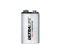 ULTRALIFE - U9VL-J-P - BATTERY, ULTRALIFE 9V LITHIUM