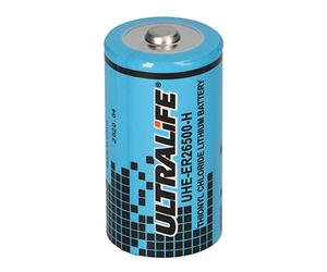 Ultralife UHE/ER26500 bobbin cell - c round cell lithium thionylchloride 3.6 V, 9000 mAh