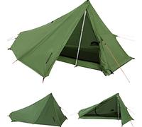 Ultralight 1 Man Backpacking Tent for Camping (NO Trekking Poles!!) | PU3000 Waterproof,Ultralight 1.1kg 1 Person Camping Tent,Quick Easy Setup,Mountaineering Hiking(Trekking poles NOT included)
