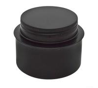 Ultralight 120ml Aluminum Stove with Lid for Outdoor Cooking on Camping Hiking and Backpacking Trips Designed for Low-Weight Loadouts (Black)