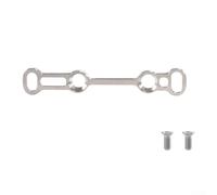 Ultralight Alloy Road for Bike Disc Brake Adapter for Quick-Connect Calipers - 5g Front / 3g Rear, 140mm-160mm Compatible, Enhanced Rigidity &(Silver)