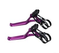 Ultralight Aluminium Alloy - for Bike Brake Handles - for CNC Machined 22.2mm Levers - for Folding Road Bikes - Lasting - for Precision Braking Components(Purple)